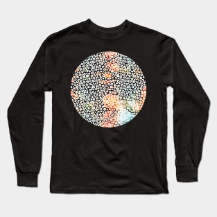 Colourful gradient unique flowers leopard stripes abstract modern 233 Pattern Long Sleeve T-Shirt